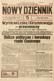 Nowy Dziennik. 1938, nr 20