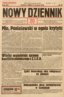 Nowy Dziennik. 1938, nr 21