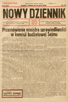 Nowy Dziennik. 1938, nr 22
