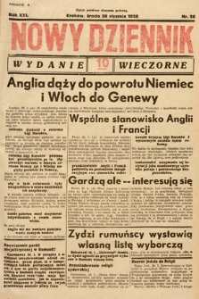 Nowy Dziennik (wydanie wieczorne). 1938, nr 26