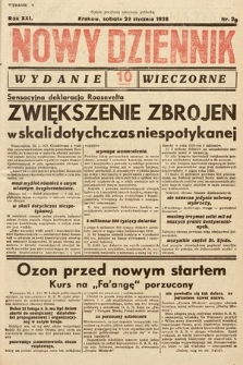 Nowy Dziennik (wydanie wieczorne). 1938, nr 29
