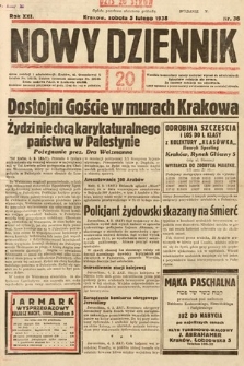 Nowy Dziennik. 1938, nr 36