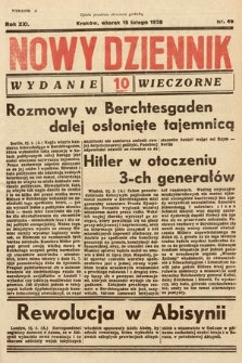 Nowy Dziennik (wydanie wieczorne). 1938, nr 46