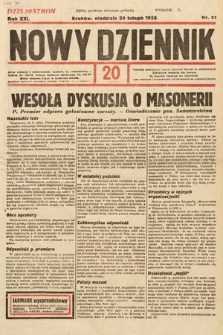 Nowy Dziennik. 1938, nr 51