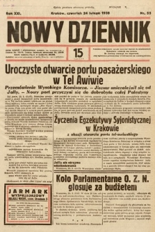 Nowy Dziennik. 1938, nr 55