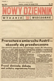 Nowy Dziennik (wydanie wieczorne). 1938, nr 56