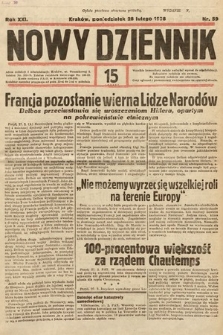 Nowy Dziennik. 1938, nr 59