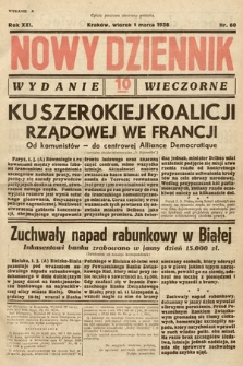 Nowy Dziennik (wydanie wieczorne). 1938, nr 60