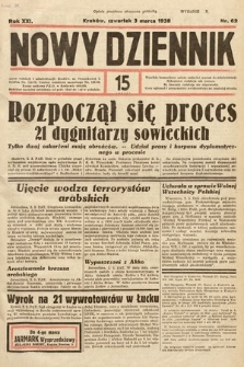 Nowy Dziennik. 1938, nr 62