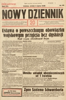 Nowy Dziennik. 1938, nr 63