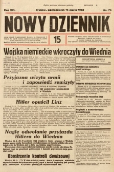 Nowy Dziennik. 1938, nr 73