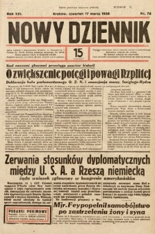 Nowy Dziennik. 1938, nr 76