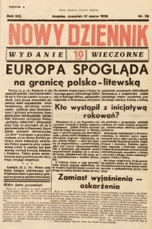 Nowy Dziennik. 1938, nr 76