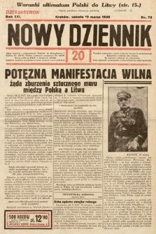 Nowy Dziennik. 1938, nr 78