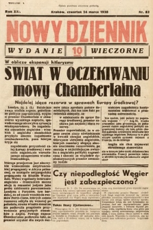 Nowy Dziennik (wydanie wieczorne). 1938, nr 83