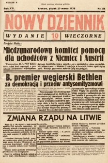 Nowy Dziennik. 1938, nr 84