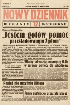 Nowy Dziennik (wydanie wieczorne). 1938, nr 89