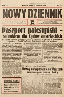 Nowy Dziennik. 1938, nr 103