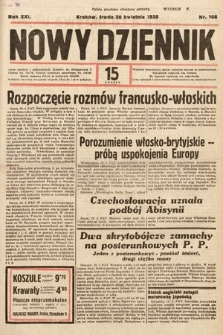 Nowy Dziennik. 1938, nr 108