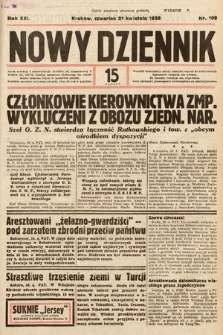 Nowy Dziennik. 1938, nr 109