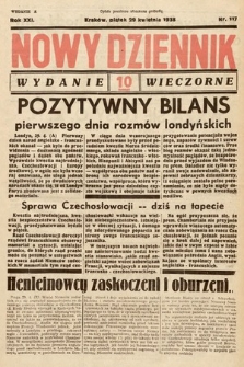 Nowy Dziennik (wydanie wieczorne). 1938, nr 117