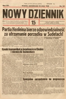 Nowy Dziennik. 1938, nr 141