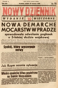 Nowy Dziennik (wydanie wieczorne). 1938, nr 158