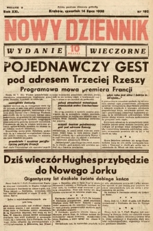 Nowy Dziennik. 1938, nr 192