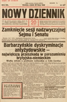 Nowy Dziennik. 1938, nr 207