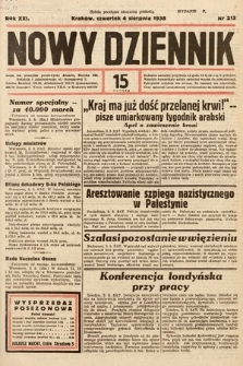 Nowy Dziennik. 1938, nr 213