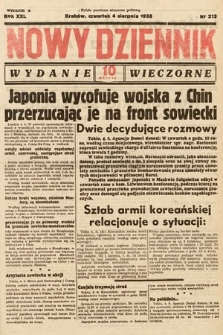 Nowy Dziennik (wydanie wieczorne). 1938, nr 213