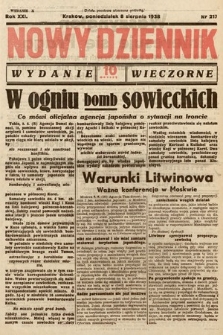Nowy Dziennik (wydanie wieczorne). 1938, nr 217
