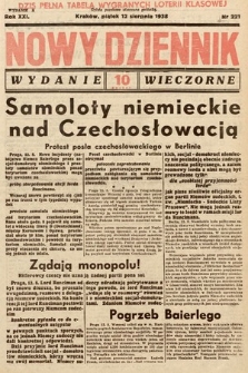 Nowy Dziennik (wydanie wieczorne). 1938, nr 221