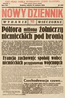 Nowy Dziennik (wydanie wieczorne). 1938, nr 222