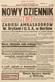 Nowy Dziennik. 1938, nr 223