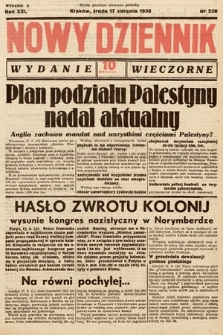 Nowy Dziennik (wydanie wieczorne). 1938, nr 226