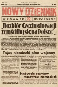 Nowy Dziennik (wydanie wieczorne). 1938, nr 227