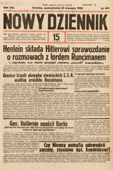 Nowy Dziennik. 1938, nr 231