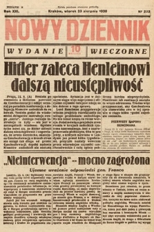 Nowy Dziennik (wydanie wieczorne). 1938, nr 232