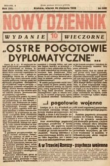 Nowy Dziennik (wydanie wieczorne). 1938, nr 239