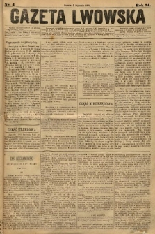 Gazeta Lwowska. 1884, nr 4