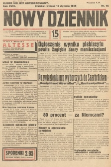 Nowy Dziennik. 1935, nr 15