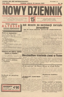 Nowy Dziennik. 1935, nr 19