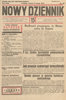 Nowy Dziennik. 1935, nr 40