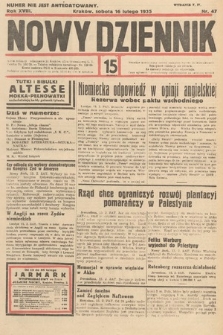 Nowy Dziennik. 1935, nr 47