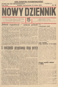 Nowy Dziennik. 1935, nr 49
