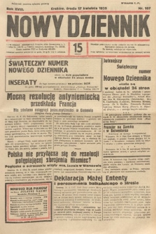Nowy Dziennik. 1935, nr 107