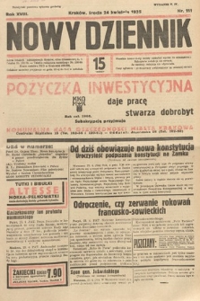 Nowy Dziennik. 1935, nr 111