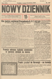Nowy Dziennik. 1935, nr 167