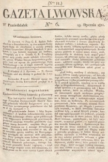 Gazeta Lwowska. 1821, nr 6